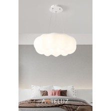 Vuralsin38 Luxury Bulut Model Modern Sarkıt Avize (55 Cm)
