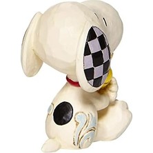 Vuralsin38 Jim Shore Peanuts Snoopy 6,3 cm Mini Heykelcik