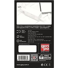 Gnp Genpa 65W Gan Şarj Adaptörü ve Type-C Kablo Şarj Takımı