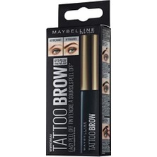 Vuralsin38 New York Tattoo Brow Geçici Kaş Dövmesi, Orta Ton, 4.9 ml