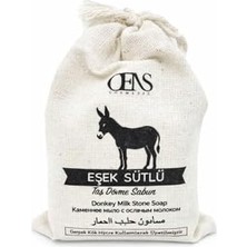Vuralsin38 Eşek Sütlü Taş Dövme El Yapımı Sabun, Doğal Içerik, 120G, Vücut Temizliği