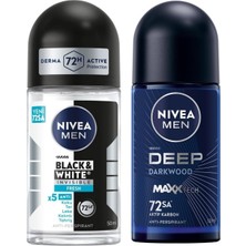 Vuralsin38 Men Erkek Roll On Deodorant & Invisible Fresh 48 Saat Anti-Perspirant Koruma, 50 ml ve Men Erkek Roll On Deodorant Deep Dimension 72 Saat Anti-Perspirant Koruma (50 Ml)