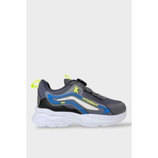 Liger Otomatik Bağcıklı Çocuk Spor Ayakkabı Füme