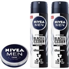 Vuralsin38 Men Erkek Sprey Deodorant & Invisible Original 150ML X2 Adet ve Men Erkek Bakım Kremi 30ML