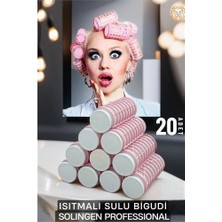 Mey İthalat Mey Ithalat® Isıtmalı Sulu Bigudi 2.5 cm 20 Adet Solingen Professional 719838