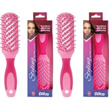 Vuralsin38 Difaş 64 Styling Saç Fırçası Tk Pvc Kutu 2li Paket