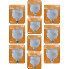 Avarson (10 Adet) Osaka 60W (350W) Sarı Işık E27 Duylu (Kalın Duy) LED Torch Ampul