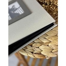 Vuralsin38 10X15CM 200 Fotoğraf Kapasiteli Lüks Çerçeveli Koton Fotoğraf Albümü 46200-K