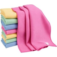 Vuralsin38 Tekli Mikrofiber Temizlik Bezi Seti – 50X70 cm Büyük Boy, Su ve Toz Emici, Leke Bırakmaz, Cam, Mutfak, Araç ve Genel Temizlik Için