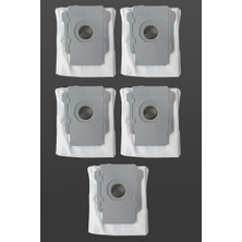 Vuralsin38 Roomba I7+ I5 E Modelleri ile Uyumlu Süpürge Toz Torbası 5 Adet, Bez
