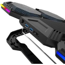 F12-1 2600RPM Yüksek Devirli Fan Gaming Laptop Soğutucu Stand
