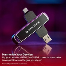 Dj Rekordbox 512GB SDDDE1-512G-GR46 1000MB/S USB & Type-C Bellek