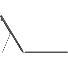 Galaxy Tab S9/s9 FE/S10 Fe Klavyeli Mousepadli Kılıf (Galaxy Aı), Siyah