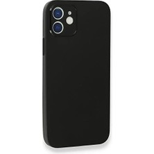 12 ile Uyumlu Kılıf 0.3mm Ultra Ince Hayalet Yumuşak Kapak Siyah