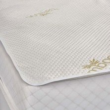 Vuralsin38 Bambu Sıvı Geçirmez Çift Kişilik Yatak Alezi