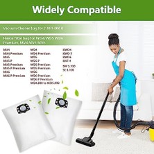 Vuralsin38 Bags | ile Uyumlu 2.863-006.0 Keçe Torba Wd4 Wd5 Wd6 WD5P WD6P Premium Mv4 Mv5 Mv6 - 10 Adet