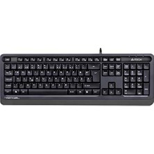A4 Tech FK10 F USB Türkçe Fn-Multimedya Siyah/gri Klavye
