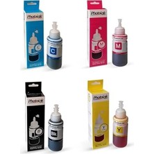 4X70 ml Plus L Serisi Mürekkep, Epson Uyumlu 4 Renk Takim - L100/L110/L200/L210/L220/L300/L310/L355/L365/L455/L550/L565/L800/L810/L850/L1300/L1800/ L382/L386/L455/1455/L3050/L3060/L3070
