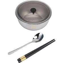 Vuralsin38 Bento 1100ML Lunchbox Tek Katlı Çelik Sefer Tası Kaseli Yemek Kutusu (Turkuaz)