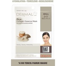 Dermal Pirinç Özlü Kolajen Yüz Maskesi 23 G