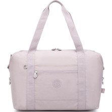 Smart Bags Orta Boy Su Geçirmez Extra Hafif Krınkıl Kumaş El Valizi ve Spor Çantası Kum