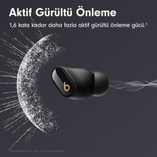 Studio Buds +|gürültü Önleme Özellikli Gerçek Kablosuz Kulaklık, ve ile Gelişmiş Uyumluluk, Yerleşik Mikrofon, Tere Dayanıklı Bluetooth Kulaklık - Siyah/altın