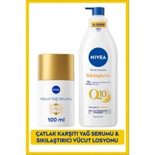 Nivea Q10 Sıkılaştırıcı Vücut Losyonu 400ml ve Luminous630 Çatlak Karşıtı Vücut Yağ Serumu 100ml, Hamilelik, Kilo Değişimi Çatlak Giderici