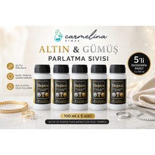 Carmelina 5'li Altınve Gümüş Temizleme Sıvısı  (100ML ×5)