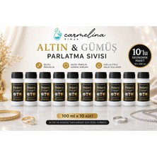 Carmelina 10 Adet 100ML Altın ve Gümüş Temizleme ve Parlatma Sıvısı