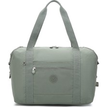 Smart Bags Orta Boy Su Geçirmez Extra Hafif Krınkıl Kumaş El Valizi ve Spor Çantası Yeşil