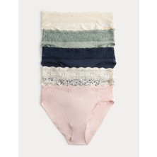 Marks & Spencer 5'li Cotton Lycra® High Leg Külot Seti