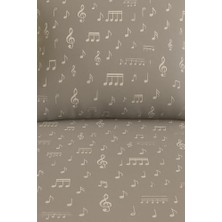 Ezgi Tek Kişilik Desenli Nevresim Takımı, 155 x 230 Cm,, Kapaklı Yastık Kılıfı Dahil