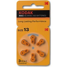 Kodak 6 Adet P13 Işitme Cihazı Pili