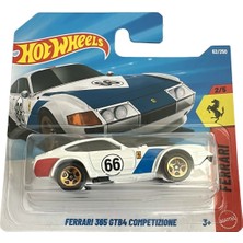 Hot Wheels Ferrari 365 GTB4 Competizione Metal Gövde ile Gerçekçi Detaylar ve 1:64 Ölçek