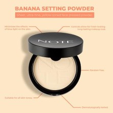 Cosmetics Banana Setting Powder Mat Bitişli Makyaj Sabitleyici Pudra