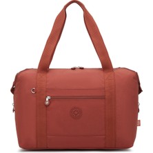 Smart Bags Orta Boy Su Geçirmez Extra Hafif Krınkıl Kumaş El Valizi ve Spor Çantası Kiremit