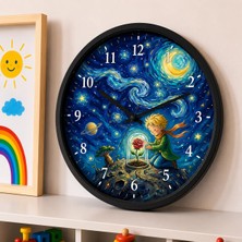 Defka Çocuk Odası Duvar Saati - 30 cm - Ahşap El Yapımı - Sessiz Mekanizma
