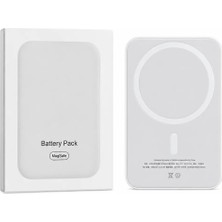 iPhone Uyumlu 5000 Mah  15W Magsafe Powerbank Kablosuz Hızlı Şarj Cihazı