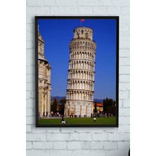 (PSTER13013) Kulesi Manzara Çerçeveli Tablo 2 (40X50CM)