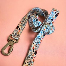 Al-Kar Ticaret Recycled Köpek Gezdirme Kayışı, Gezdirme Kayışı – Geri Dönüştürülmüş, Kadifemsi Dokulu, Çift Kilitli Karabina Kanca, 360° Dönüşlü, Dayanıklı, Small