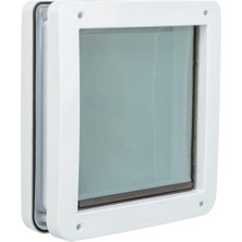 Al-Kar Ticaret Köpek Kapısı, 2 YOLLU,22.5X29.5 Cm, S–m, Beyaz