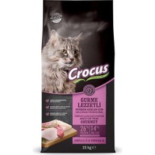 Al-Kar Ticaret Crocus Gurme Yetişkin Kedi Maması 15 Kg, 855-051