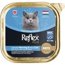 Al-Kar Ticaret Reflex Plus Pate Ringa ve Morina Balıklı Kedi Konservesi 85 gr