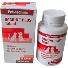 Al-Kar Ticaret Immune Plus Tablet – Kedi ve Köpekler Için Bağışıklık Güçlendirici Takviye | Beta-Glucan, Propolis, Vitamin C ve Bitkisel Ekstratlar Içerir | 75 Tablet