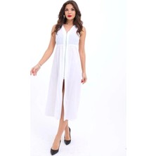 Lune Store 6510 Elbise-Beyaz