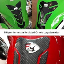Al-Kar Ticaret Tank Pad | Bmw ile Uyumlu, ile Uyumlu ve ile Uyumlu | Kaydırmaz ve Dayanıklı Karbon | Motosiklet Tank Pad | GT08 (Şeffaf - Transparan)