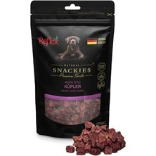 Al-Kar Ticaret Reflex Snackies Kuzu Et Küpleri Kurutulmuş Et Köpek Ödülü 170GR