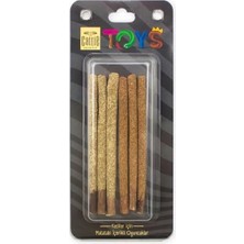Al-Kar Ticaret Cattie Matatabi Içerikli Kedi Oyuncağı Kaplamalı Çubuk 12 cm 6 Lı