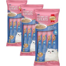 Al-Kar Ticaret Smartheart Krema Kedi Ödülü Tavuk ile Keçi Sütü 4X15 gr (3 Paketi)