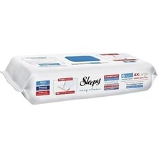 Beyaz Sabun, Arap Sabun ve Çamaşır Suyu Katkılı 4 Xlarge Mopa Uyumlu Temizlik Havlusu 50 Yaprak,